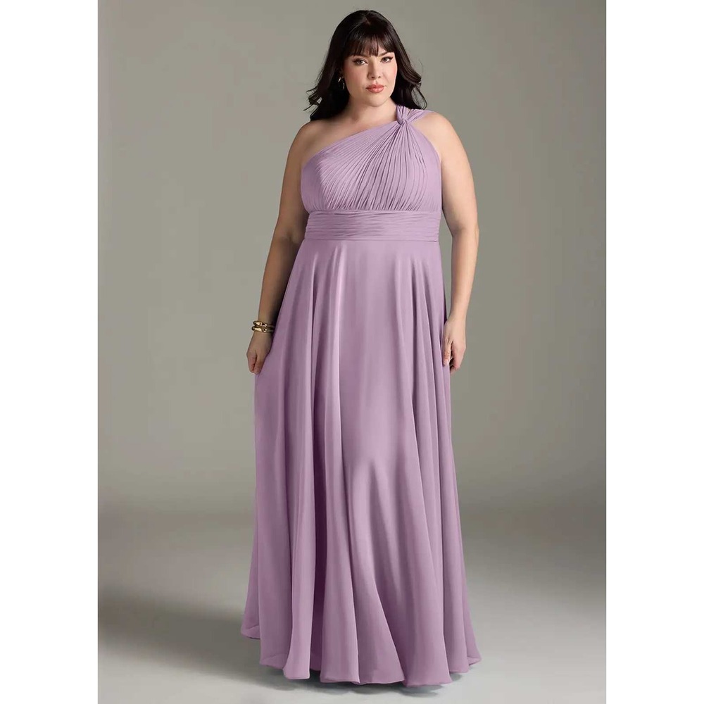 Azazie Charlize
Wisteria A-Line One Shoulder Chiffon Dress A12
